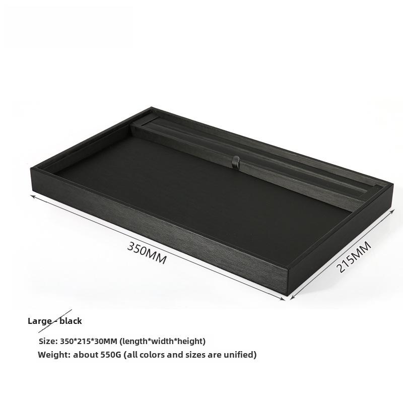 Digu PU Leather Jewelry Display Tray for Rings and Bracelets