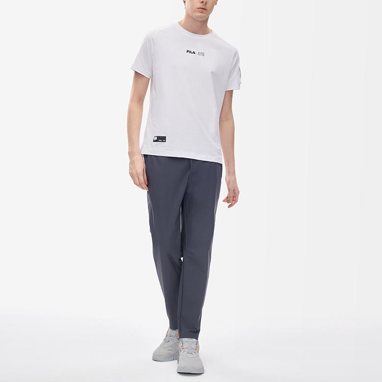 New FILA Athletics Knitted Sweatpants Men's Whale Shark Gray A11M211611F-DY