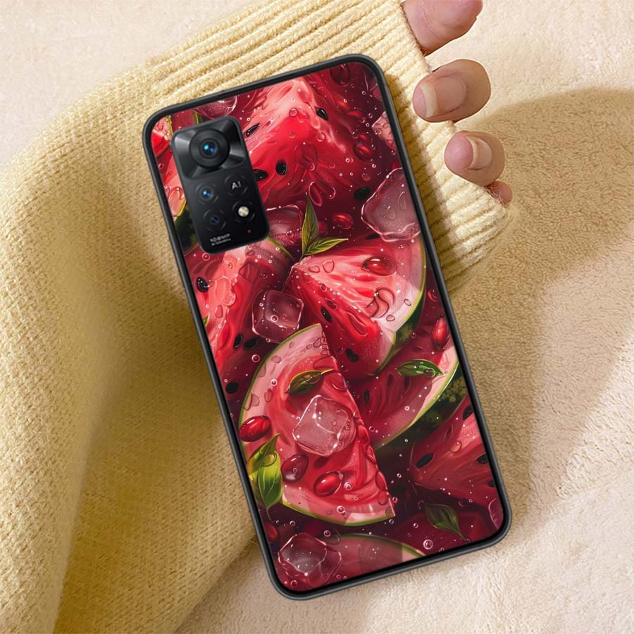 Watermelon Summer Fruit Phone Case For Redmi 13C 14C Note 14 13 Pro Plus 5G 12 12C 10A 10C 10 9A 9C 9T 9 8 8A K70 Pro Cover TPU