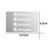 Akcesoria samochodowe Emblemat PVC Naklejki na bok karoserii felgi kół do Skoda Yeti Fabia Octavia 3 2 a5 a7 Kodiaq Karoq Kami Rapid