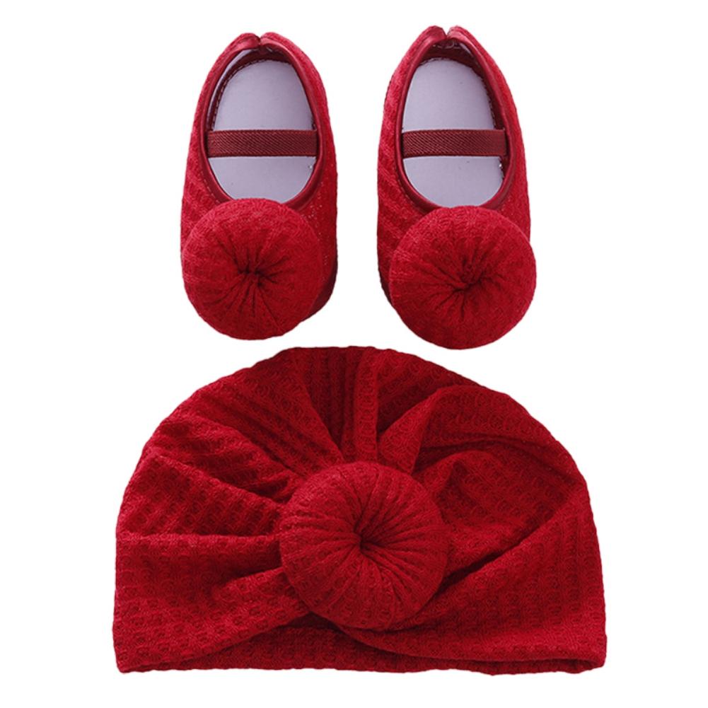 

Милые туфли на плоской подошве для маленьких девочек, милые туфли на нескользящей мягкой подошве, свадебные туфли принцессы для новорожденных, первые ходоки, 0–12 месяцев со шляпой S