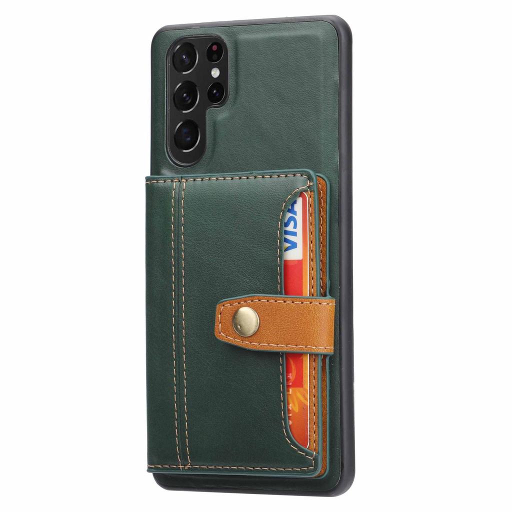Applicable To Samsung S11ultra Mobile Phone Case, Calf Pattern Card Bag, All-inclusive S11plus Protective Case S11 Anti-drop.