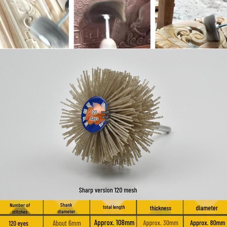 Nylon Abrasive Polishing Wheel for Wood and Furniture Carving