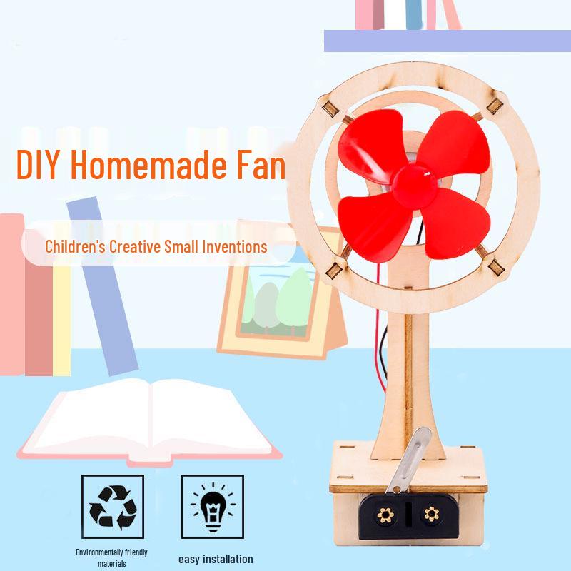 DIY Mesh Fan Cover Kit for Primary School Science Experiments - Handmade Material Pack for Technology Education