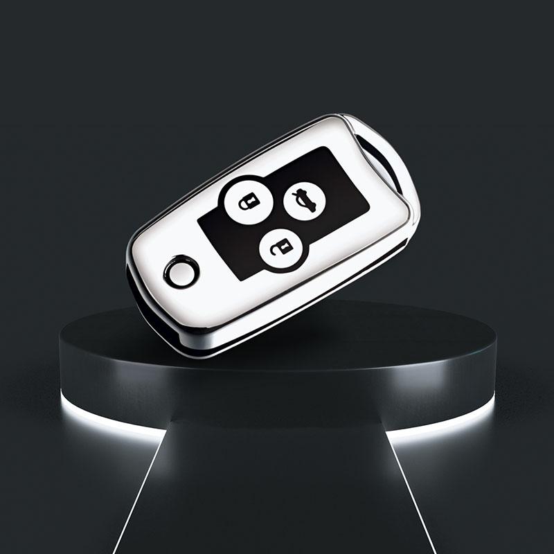 

2/3 кнопки TPU автомобильный откидной чехол-брелок для Honda Civic Fit Accord CRV HRV Jazz Odyssey для Acura TL TSX ZDX RSX CRZ чехол для ключа 3 button cover серебряный