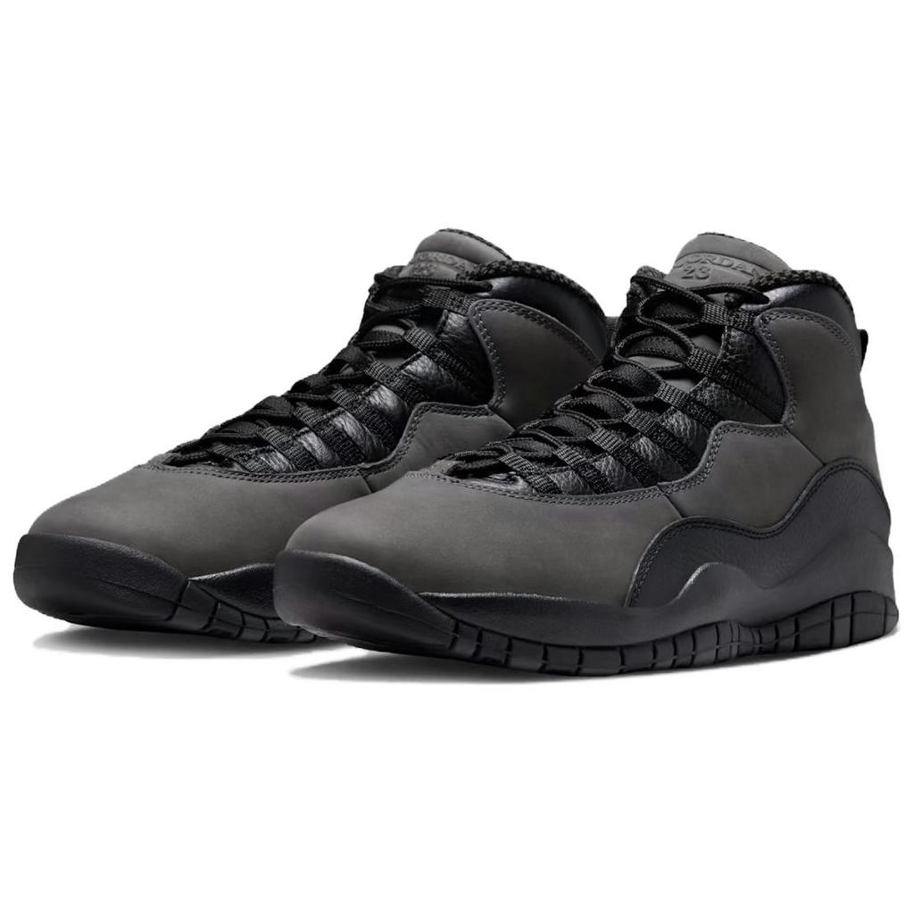 Air Jordan 10 Retro Shadow 2025 Men Sneakers Grey Charred-Grey True-Red HJ6779-001