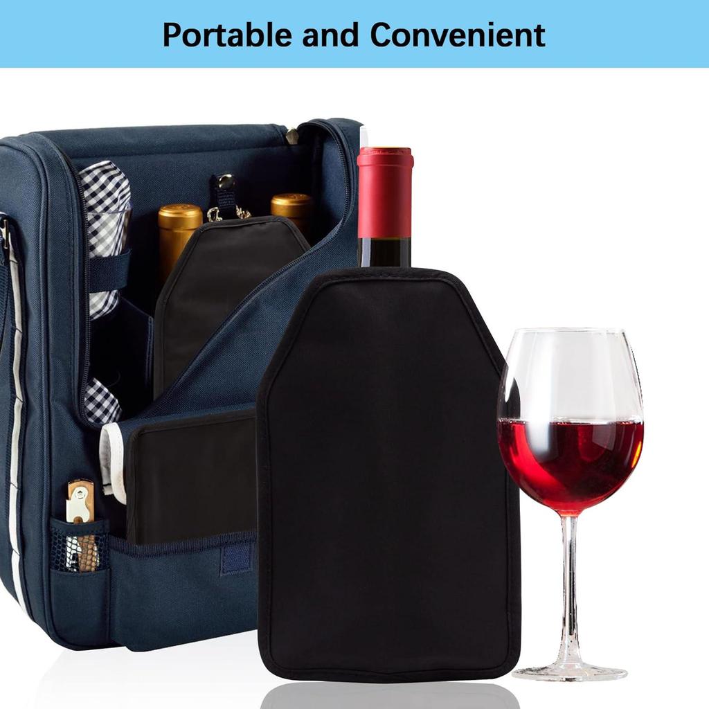 Cross-Border Cold Insulation Wine Sleeve: Gel Ice Pack for Hot/Cold Compress & Fresh Keeping, Customizable Polyester Bag