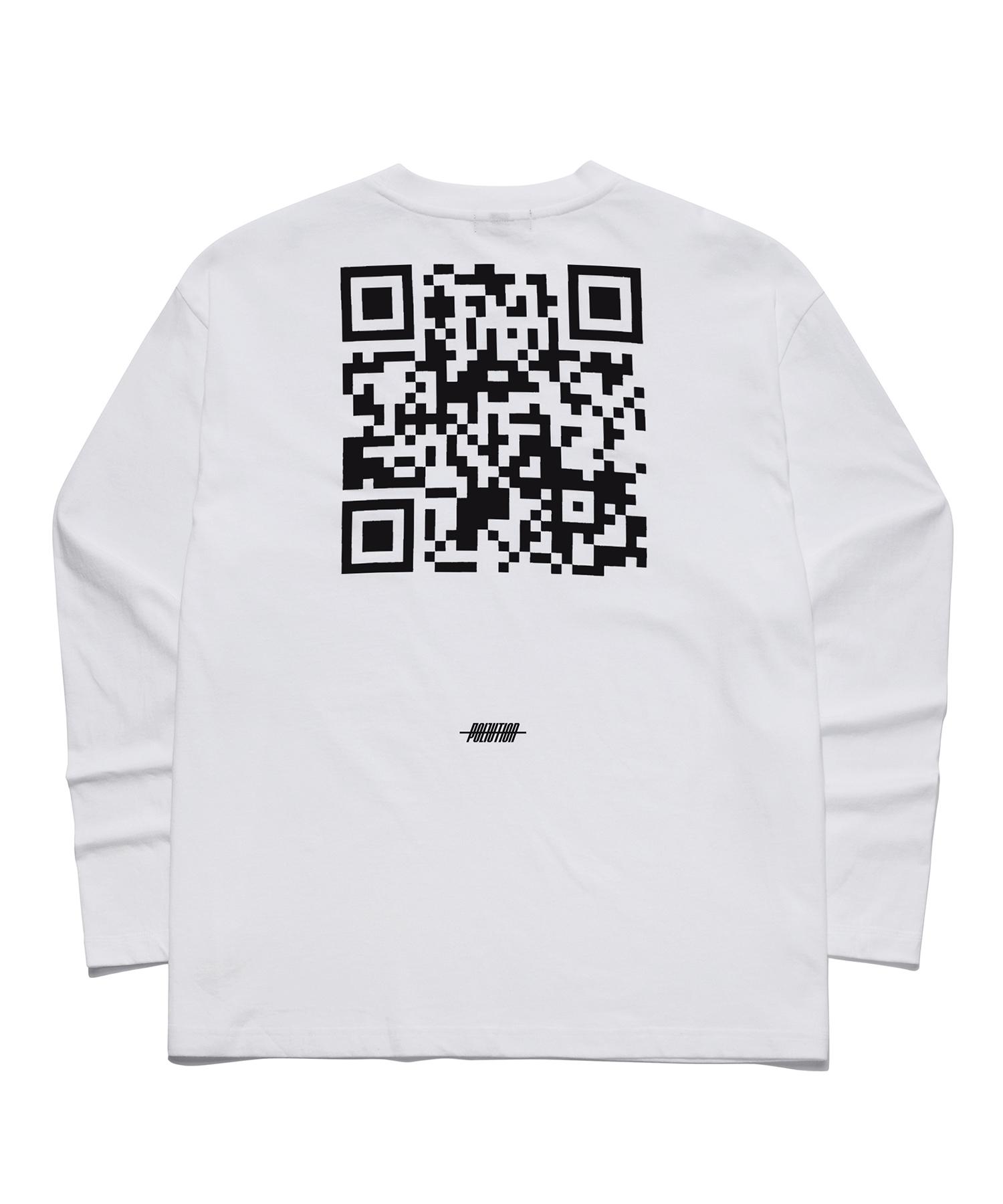 Pollution Qr Code Long Slv T L