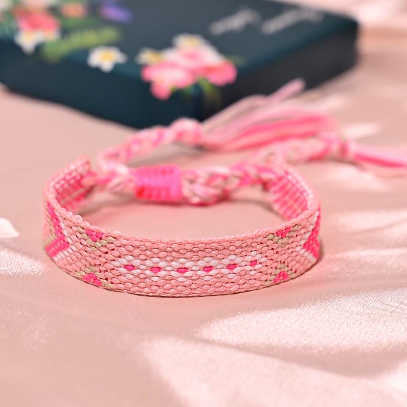 12 Kleuren Bohemia Vriendschap Kwastje Armband voor Vrouwen Mode Katoenen Touw Weven Zomer Strand Boho Meisjes Armbanden