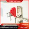 Portable Double-Headed Anti-Theft Door Lock & Stopper