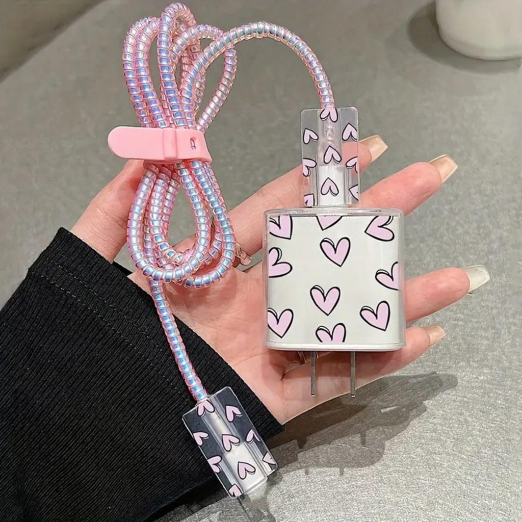 Schutzhülle für Ladegerät Datenkabel Wickelseil