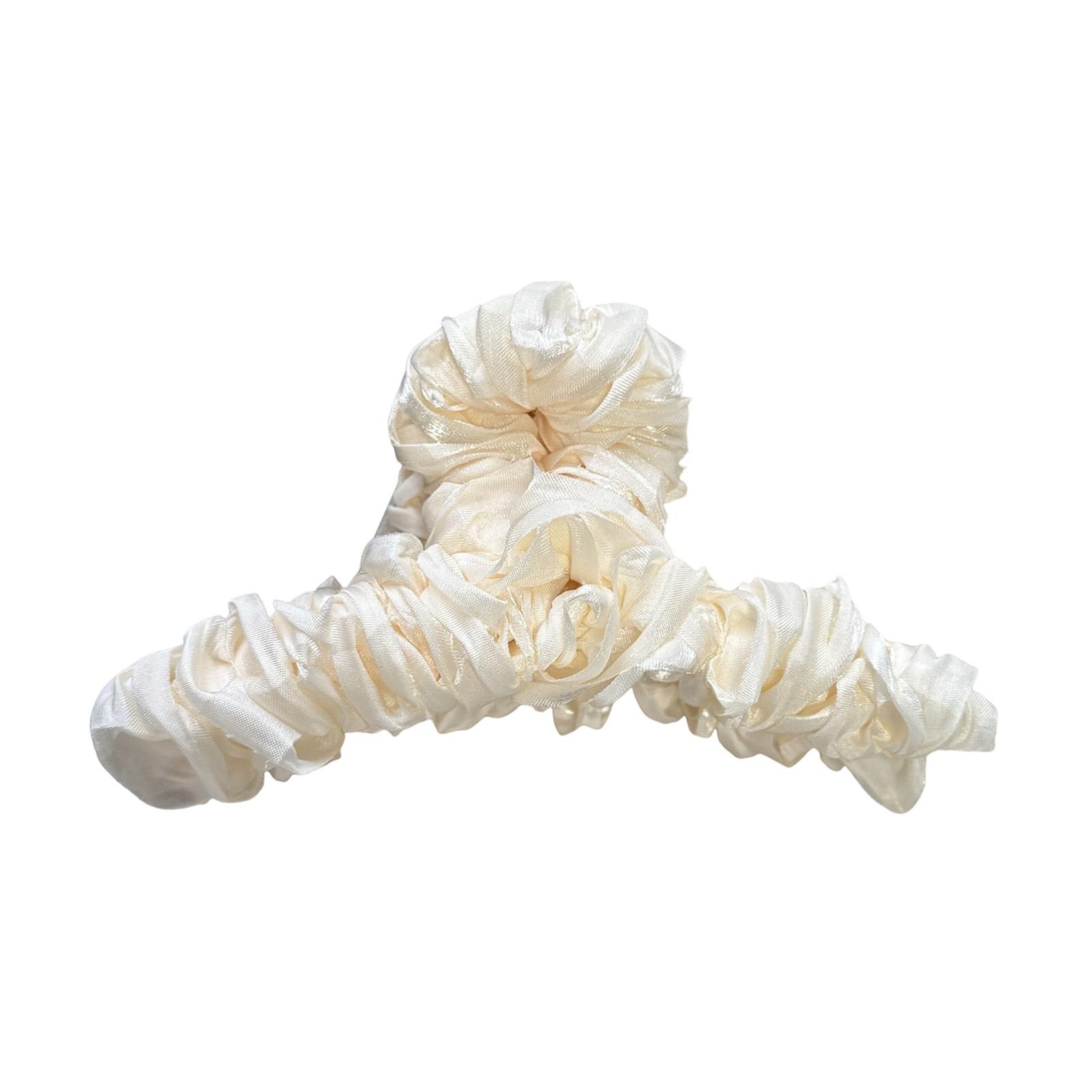 

Пушистые Морщинки Шелковые Заколки для Волос Французский Стиль Модные Тканевые Заколки для Волос для Хвоста Пучка Причесок Праздничный Подарок на День Рождения