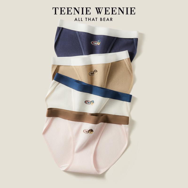 Teenie Weenie Women s Antibacterial Cotton Mid-Waist Briefs M