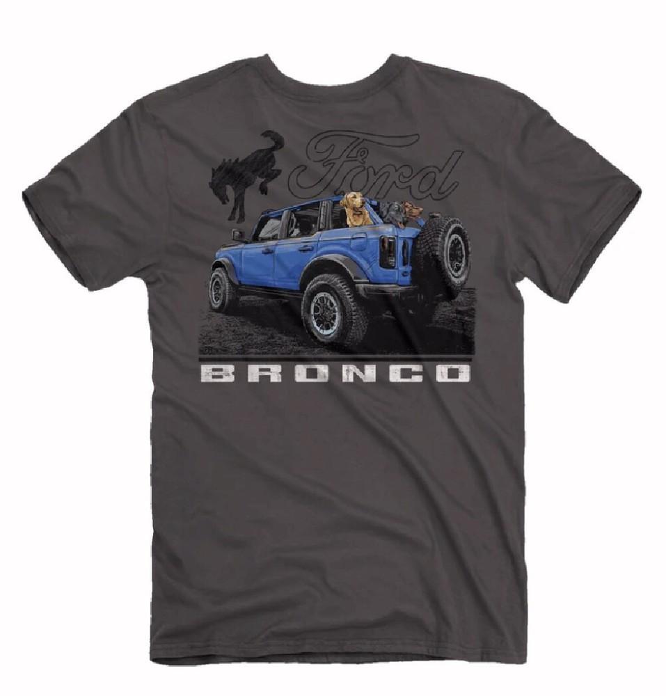 Ford Bronco and Dogs Short Sleeve T-Shirt  NEW Fast  Unisex T-Shirt M