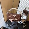 Mini mobile phone bag new fashion trend temperament shoulder bag niche design drum bag