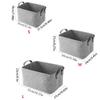 Large Capacity Dirty Clothes Hamper Felt Toys Holder Container Dirty Clothes Bin  for Book