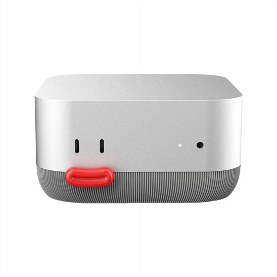 

Настольная подставка с высокой устойчивостью, нескользящая, прочная, несущая, полая, рассеивающая тепло опора, охлаждающий держатель, док-станция для MacMini светло-серый