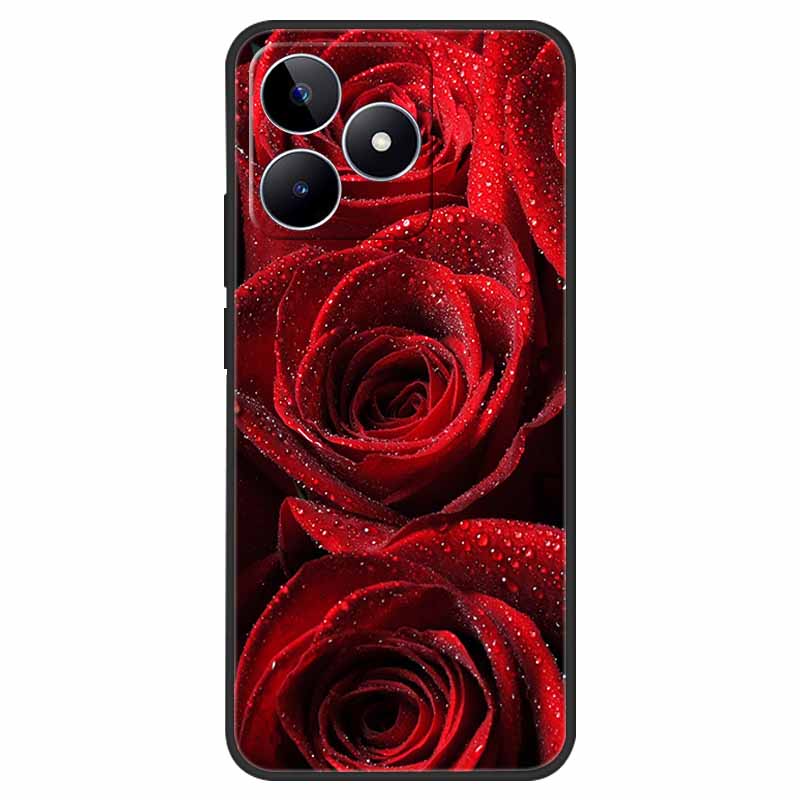 For Realme C53 Case Shockproof Soft silicone TPU Back Cover For OPPO Realme C53 4G Phone Cases Cartoon RealmeC53 C 53 2023