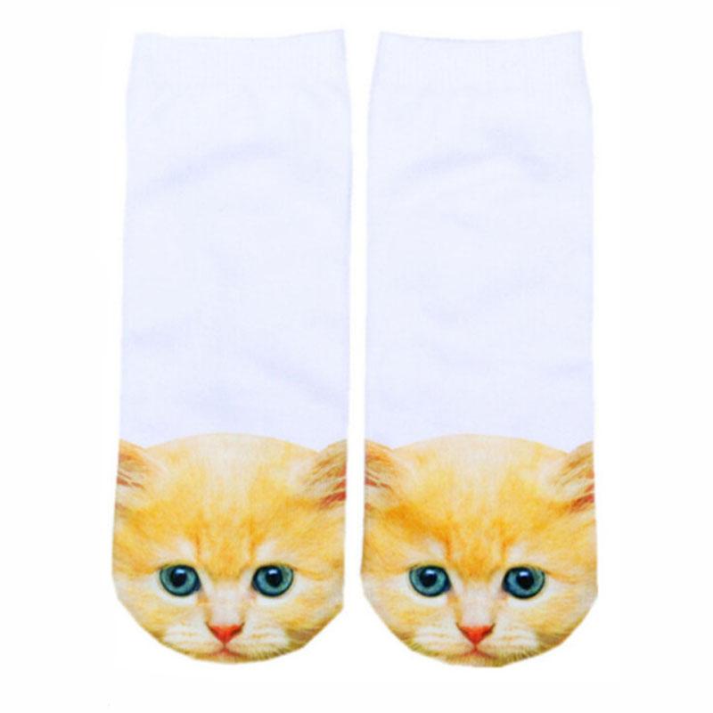 Neu 3D Druck Tier Mode Tiger Panda Katze Hund Löwe Süßigkeiten Fleisch Kunst Bunt Damen Lustige Socken Neuheit Geschenk Dropship