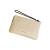 New COACH Peanuts Snoopy Collaboration Wristlet Pebbled Leather Wrist Bags Clutches Small Size Women's Ivory White CF213-IMOQY