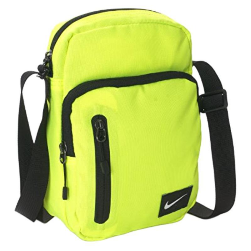 Nike Core Polyester Crossbody Bags Small Unisex Yellow Green Casual BA4293-701
