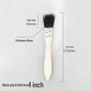 Shenglianxing Wood Handle Black Bristle Utility Brush Set (10-Pack)