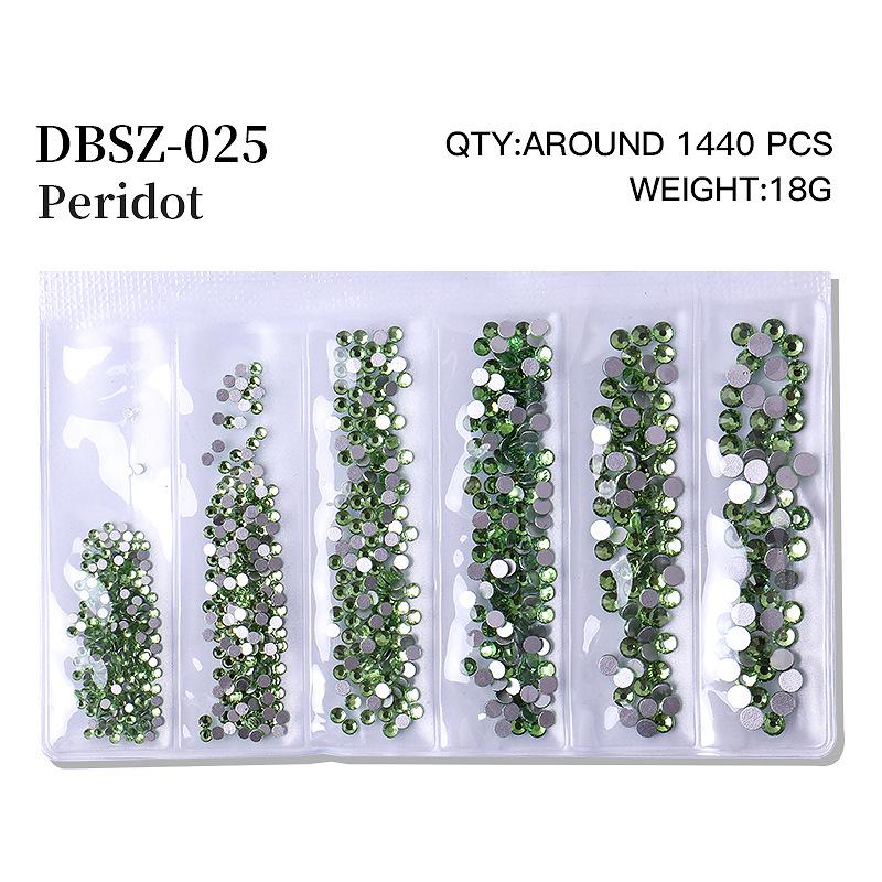 Long Bag Nail Art Jewelry Glass Flat Bottom Diamond Nail Art Diamond Nail Art Jewelry Mixed