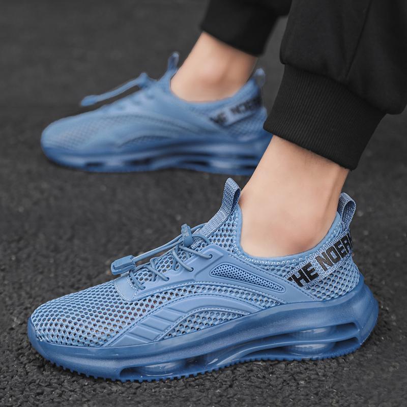summer new air cushion men's shoes Breathable mesh surface fashionable shoes Fashion student casual sports shoes