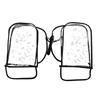 Motorcycle Handlebar Water Rain Cover PVC Ebike Rainproof Transparent Cover Windproof Protection Motorcycle Handlebar Mittens