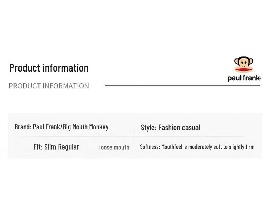 paul frank Men's Loose Fit Pure Cotton Straight-Leg Casual Pants