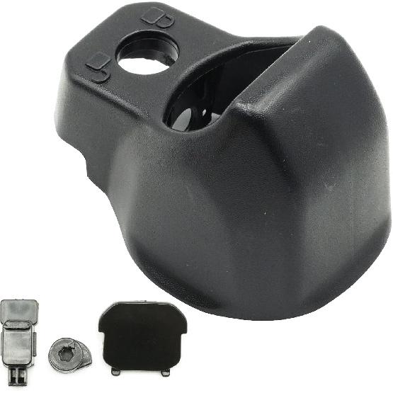 68301879AD Black Rear View Backup Park Assist Camera Bezel Cover Trim, Replacement for Jeep Wrangler 2018 2019 2020 2021 2022, Replaces 68301879AE