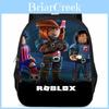Mochila Escolar Roblox de Grande Capacidade Leve em Tecido Oxford Para Crianças Meninos Meninas
