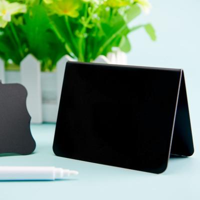 Yousheng 12 ks Malé tabule s cedulemi Bufet s jídlem Opakovaně použitelné mini tabule s bílým hadříkem na tužky Mini tabule na tabuli