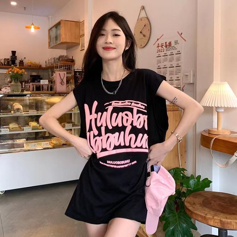 

YYFS Женская мода повседневные летние весенние блузки и рубашки без рукавов с круглым вырезом S чёрный