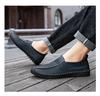 2025 Spring/Summer Plus Size Men's Handmade Non-slip Casual Loafers with Hollow Design