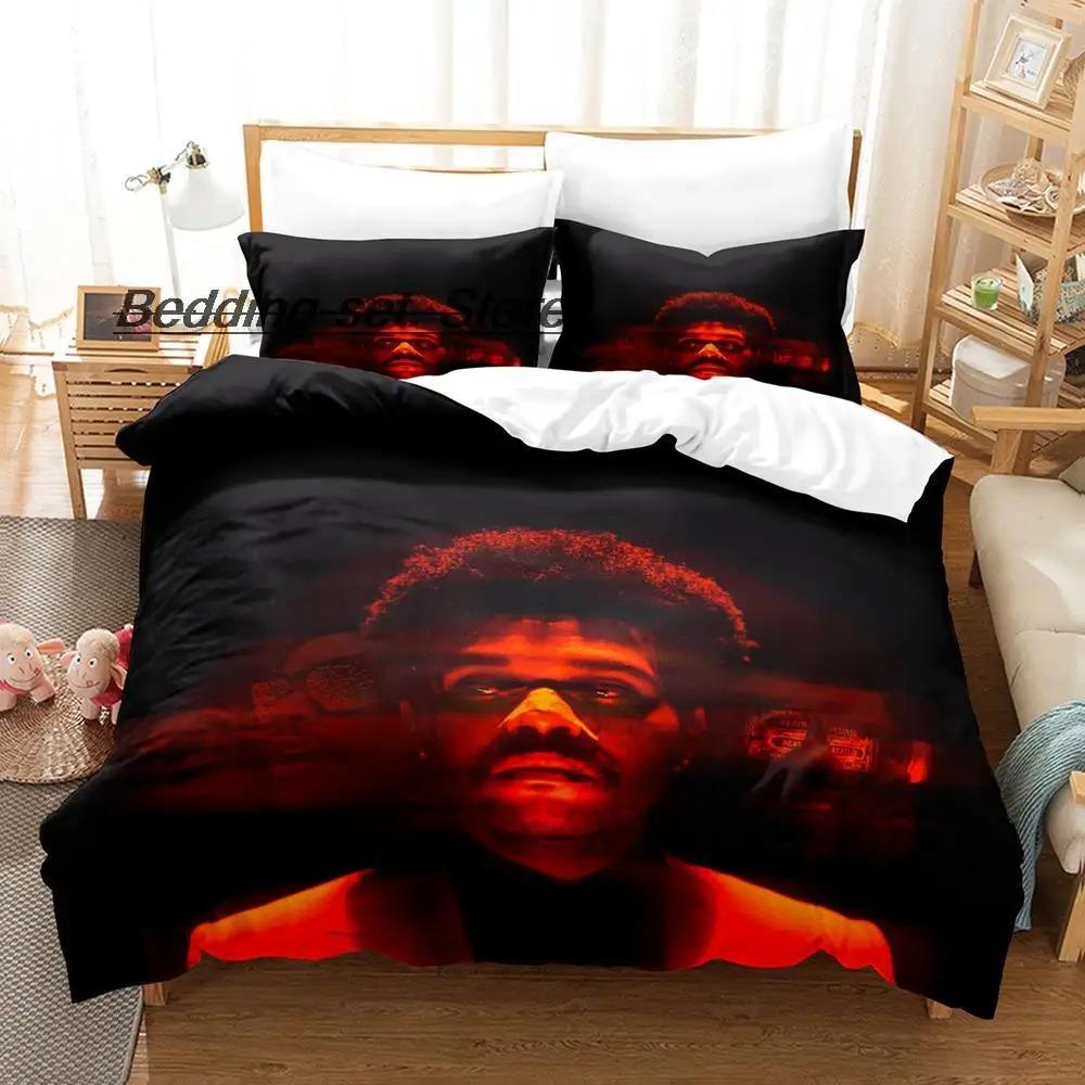 3D Print Xo The Weeknd Bedding Set Single Twin Full Queen King Size Bed Quilt Cover Aldult Kid Bedroom Duvet Cover Sets