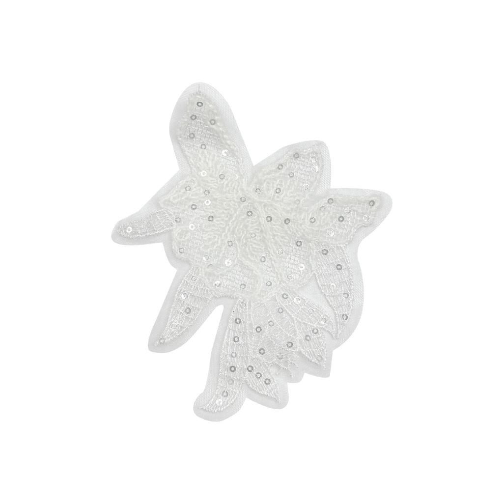 Computer Embroidery Mesh Sequin Lace Diy Accessories Dress Dance Suit Cloth Patch