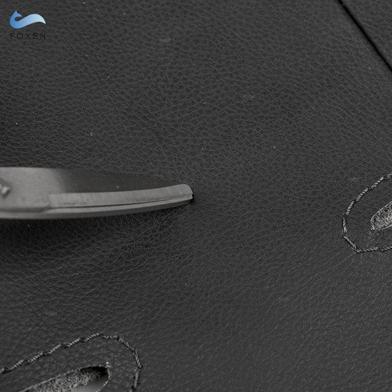 42cm 45cm 47cm 50cm DIY Hand-stitched Soft Microfiber Leather Car Steering Wheel Braid Cover with Needles And Thread Kits