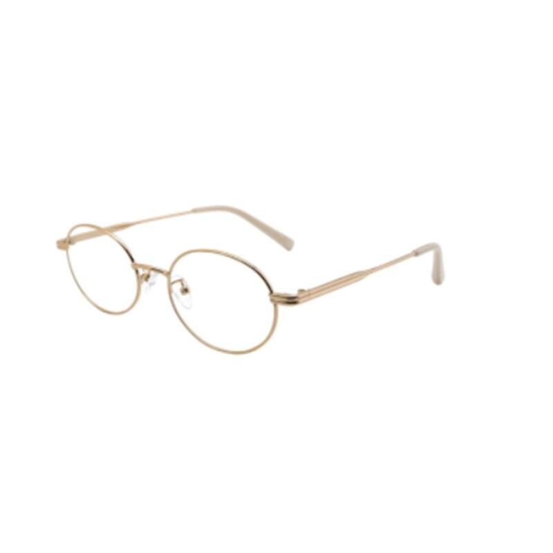 

Unisex Retro Round Cutie Steel PVC Glasses Silver
