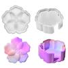 Unique Flower Designs Sturdy Silicone Mould Home Accessory for Personalize Coasters and Decorative Pieces Daily Use