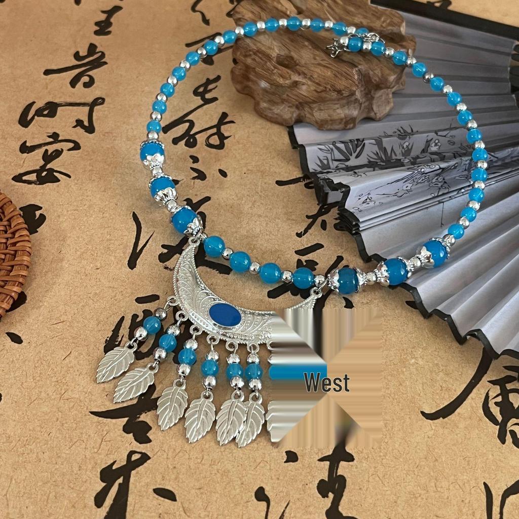 Bohemian Princess Tassel Forehead Pendant - Exotic Ethnic Style Hair Accessory