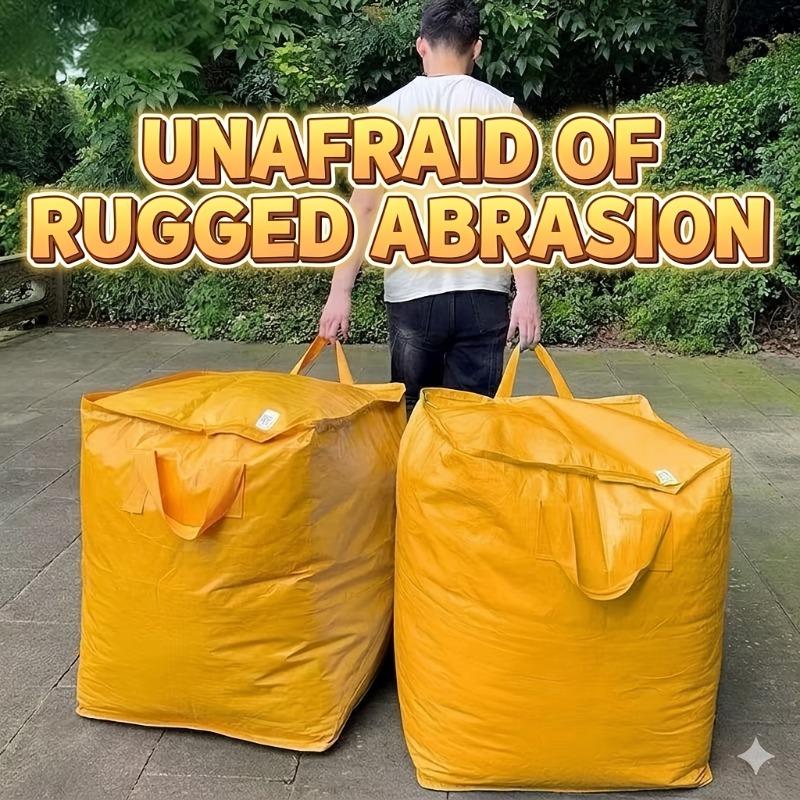 Extra Large Moving Bags Heavy Duty Storage Bags with Zippers Handles Organizer for Clothes Blankets Management