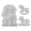 Horse Shape Silicone Molds Multipurpose Animal Silicone Mould for Resin Casting Handmade Candle Soap Gypsum Figurine
