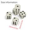 5Pcs Hot sale Bright Light 14mm 6 Sided Luminous Game Dices Drinking Tool Noctilucent Dice Cubes