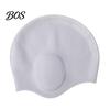 Long Hair Swim Cap Adults Silicone Swimming Cap, Waterproof Non-slip Elastic Pool Hat, Men Comfortable Women Ear Protection Bathing for Short