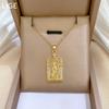Picture Frame Portrait Zircon Light Luxury Temperament Gorgeous Full Diamond Necklace Female Versatile Collarbone Chain Titanium Steel Chain