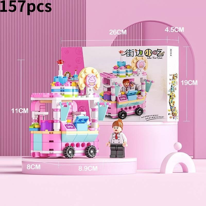 High-quality Abs Plastic Building Blocks Compatible With City Street Scene