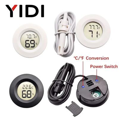 NEW LCD Digital Thermometer Hygrometer, Conversion Incubator Aquarium Temperature Humidity Gauge Meter Probe Sensor Detector