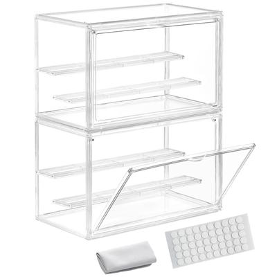 Przezroczysty Akrylowy Ekspozytor Kolekcjonerski UV Magnetyczny Przechowywanie na i Małe Przedmioty Etui, Etui, Półka, Etui, Ochrona, Możliwość Układania w Stos, Drzwi, Etui/Pudełko Zabawki,
