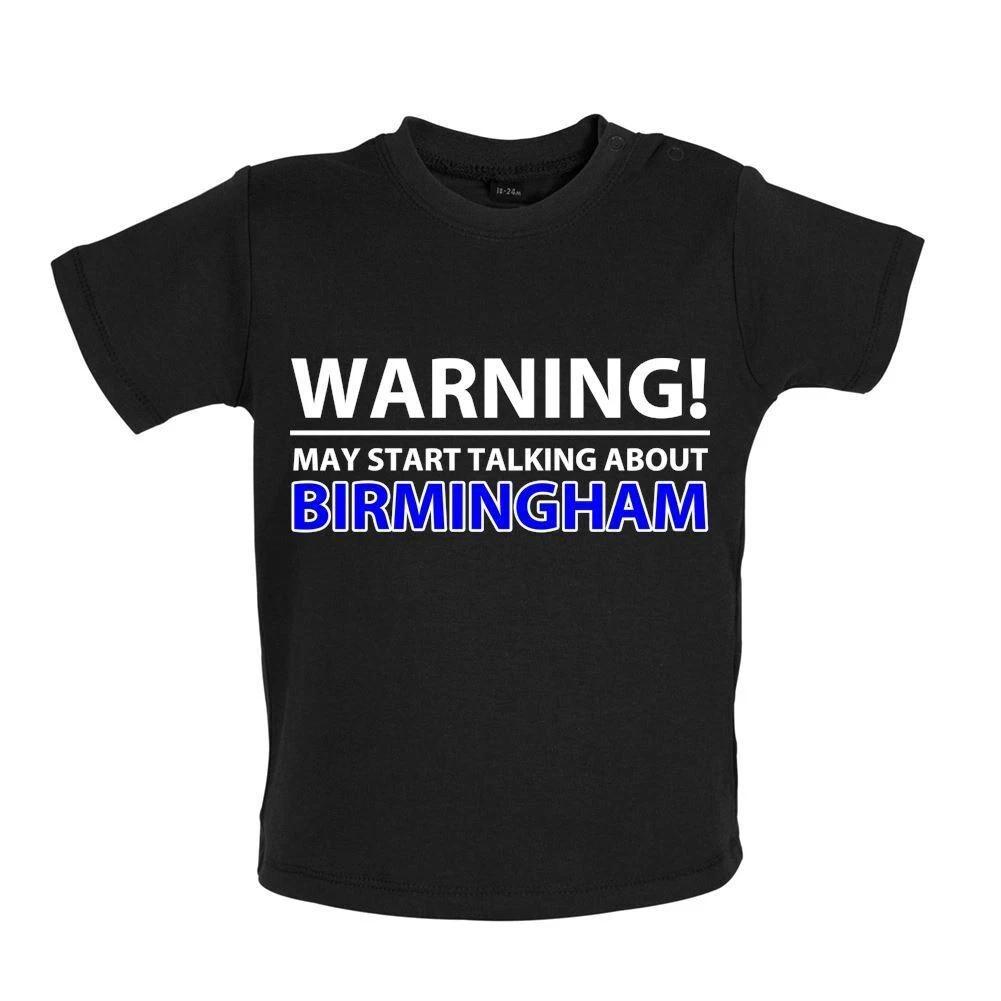 Warning Talk Birmingham - Kids T-Shirt / Bodysuit - City Love Football Fan 100